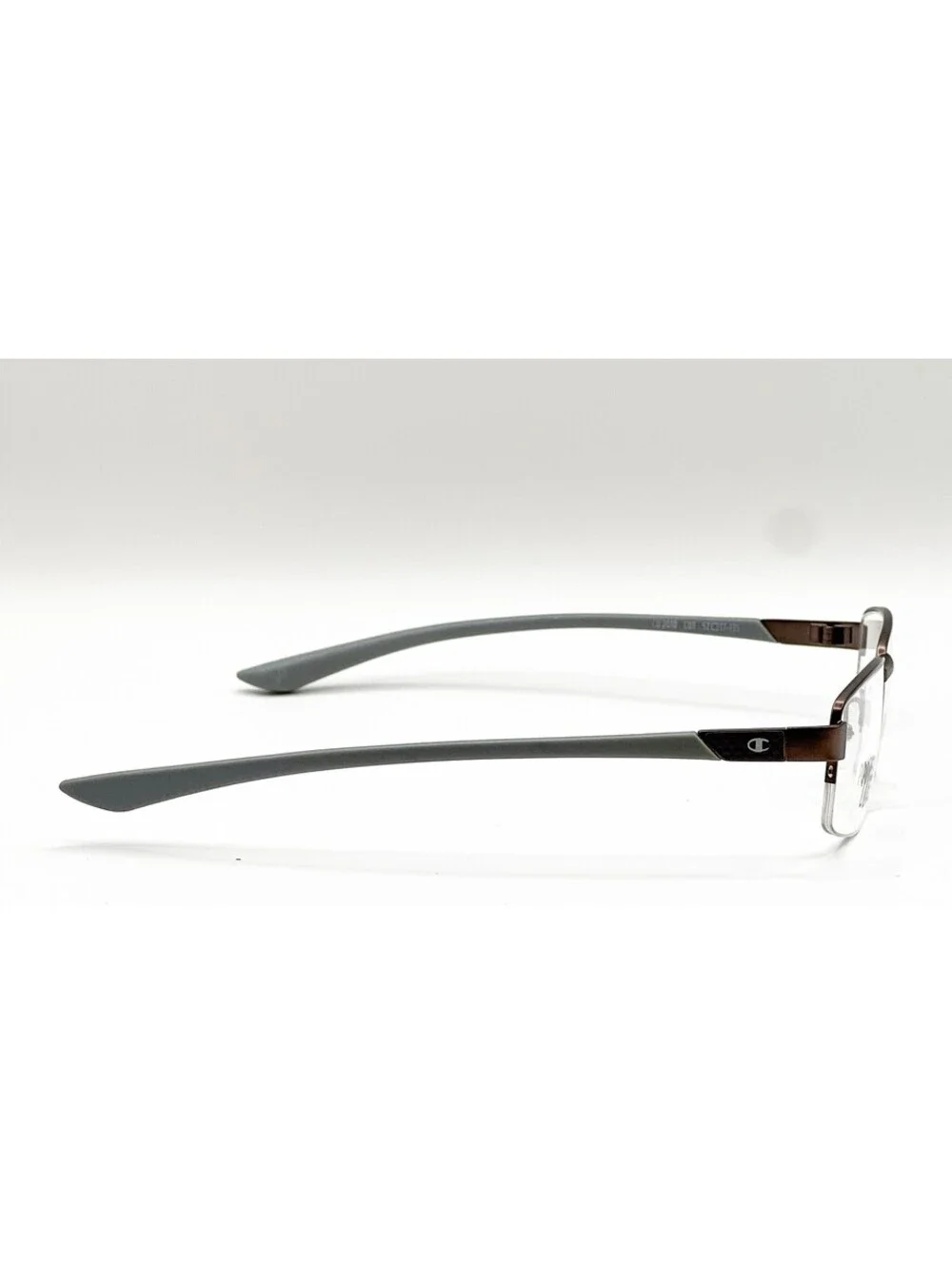 Champion CU 2010 C03 Gray Rectangle Authentic Eyeglass Frames 52-17-135